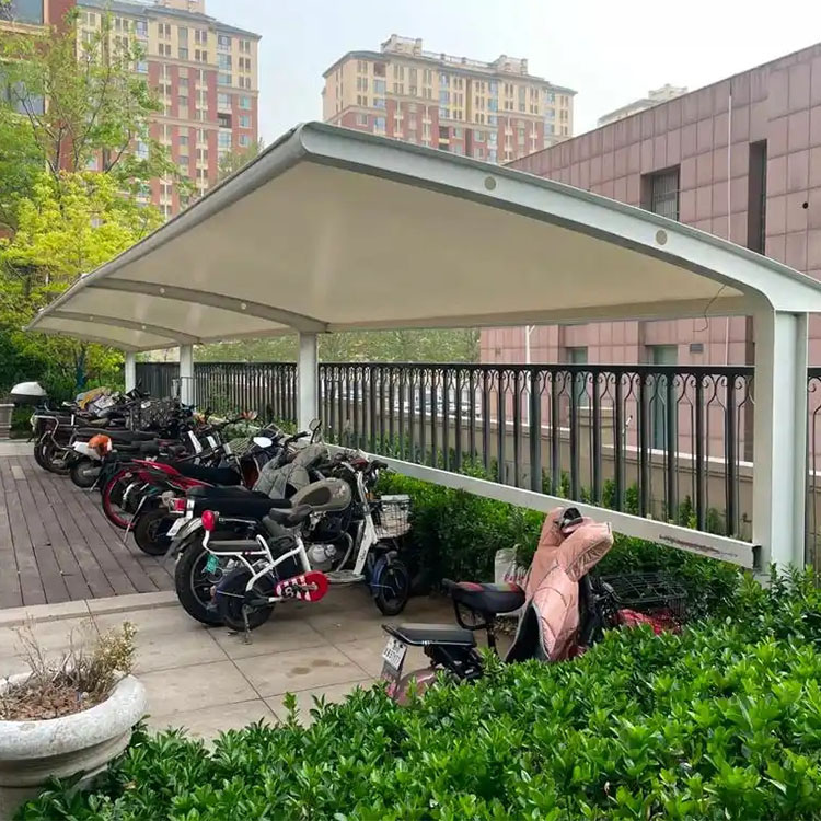 桃源县膜结构电动车棚